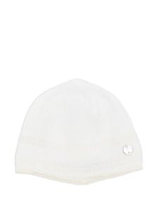 Paz Rodriguez шапка бини с подвеской-логотипом, белый
