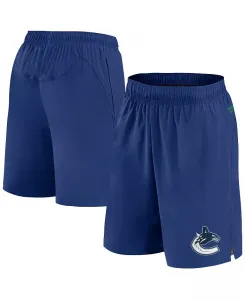Мужские шорты Vancouver Canucks Authentic Pro Tech синего цвета Fanatics