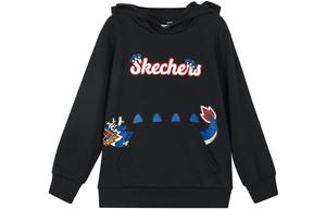 Новогодний свитшот Carbon Black для подростков Skechers, Carbon Black/0018