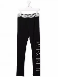 Леггинсы с логотипом Dkny Kids, черный