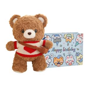 Милый плюшевый мишка, креативная кукла, высота 25см/35см Fat Fat Dragon