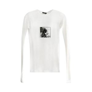 Футболка Ann Demeulemeester Fiene Slim Fit Long Sleeve T-Shirt, Ivory