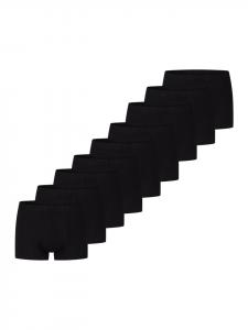 UNCOVER BY SCHIESSER Ретро шорты/брюки базового стиля, черные