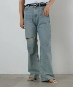 Джинсовые брюки с эффектом потертости Colony 2139, цвет Saxe Blue