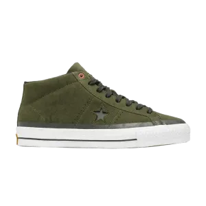 Кроссовки Converse One Star Pro Suede Mid 'Herbal', зеленый