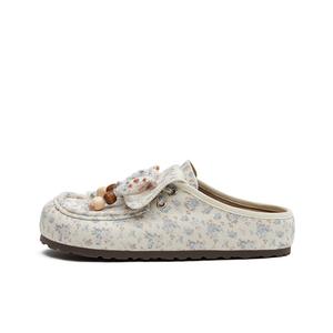 Сандалии с закрытым носком женские MASOOMAKE, Blue And White White