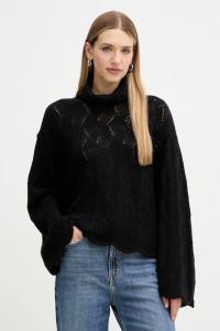 Свитер из смесовой шерсти Twinset, черный