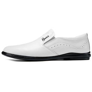 Мужские туфли черные экстравагантные низкие белые