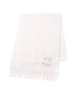 Аксессуары Paul & Joe: Однотонный шарф Paul & Joe Cat Gypsy с кашемировой отделкой.