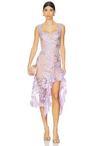 Миди-платье Eva от Bronx And Banco, lilac