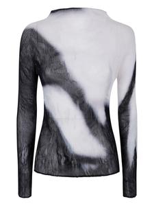 Футболка с теневым исследованием Issey Miyake, белый