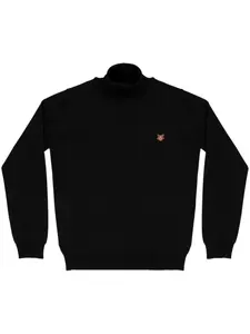 Джемпер с высоким воротником и нашивкой Mongrel Pelo Foundation, черный