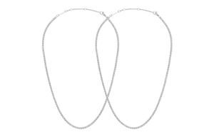 Ожерелье Daniel Wellington Zircon DW унисекс DW/DanielWellington, светло-серебристый