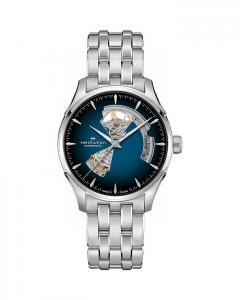 Часы Hamilton Jazzmaster Open Heart, 40 мм, синий