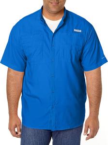 Мужская рубашка Columbia Silver Ridge Blocked с длинным рукавом, Vivid Blue