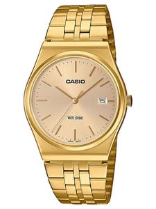 Casio Мужские кварцевые часы, золотистого цвета