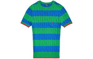 Polo Ralph Lauren SS24 Вязаный свитер Women's Preppy Green