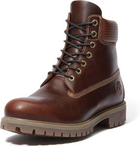 Timberland мужские премиальные 6-дюймовые шнурованные водонепроницаемые ботинки, коричневые, размер 6 Medium