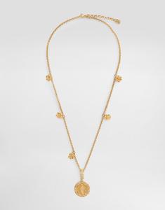 Металлическое ожерелье с логотипом Dolce & Gabbana, золото