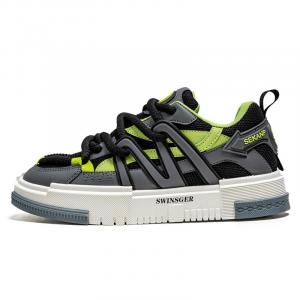 Кеды мужские, обувь для скейтбординга низкая Swinsger, зеленый