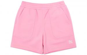 MLB Базовые логотипные повседневные шорты Unisex Pink