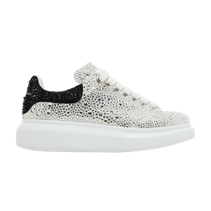 Кроссовки Alexander McQueen Alexander McQueen Wmns Oversized Sneaker 'White Black Crystal', белый
