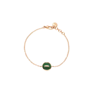 Браслет Pomellato Pom pom dot из золота с малахитом и бриллиантами