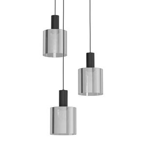 Подвесной светильник Eglo Gorosiba, дымчатое стекло / сталь - 3-световые
