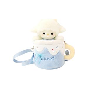 Креативная овечка для исцеления You One Cup плюшевая кукла высота 22 см Mr. Toy, синий