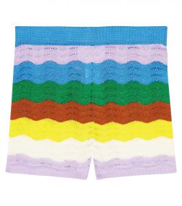 Хлопковые шорты вязки "пуантель" Paade Mode, разноцветный