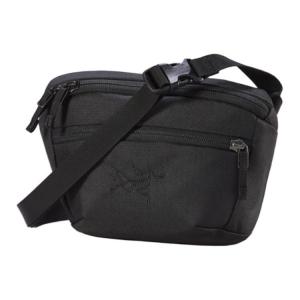 Arcteryx Мужская поясная сумка из полиэстера унисекс черная, Black