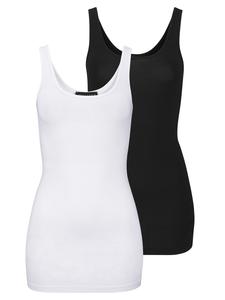 Топ Melrose, черно-белый