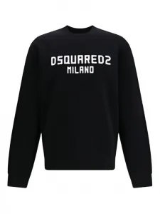 Свитер с круглым вырезом DSQUARED2, черный