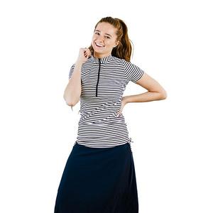 Женский топ для плавания adele с полузастежкой Calypsa Llc