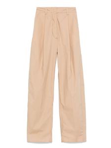 Поплиновые брюки THELATEST, нейтральный