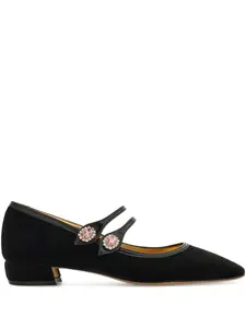 Туфли с кристаллами Ferragamo, черный