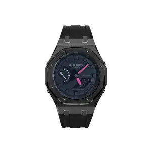 Мужские часы CASIO Liquid Crystal/Analog Dual Display Series черные