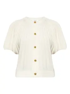 Кардиган на пуговицах Frame, нейтральный