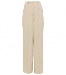 Широкие брюки из габардина Toteme, Light Hay