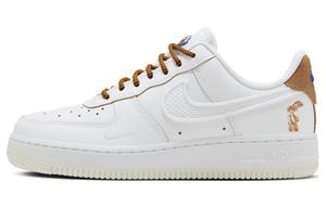 Женские кроссовки для скейтбординга Nike Air Force 1, White/Brown