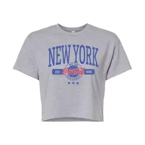 Футболка с принтом Coca Cola New York от Juniors Licensed Character, серый