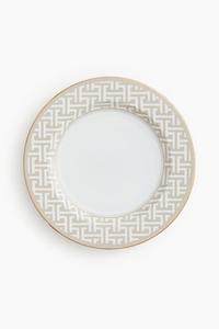 Фарфоровая тарелка H&M, бежевый