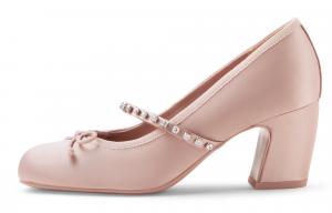 Женские туфли на высоком каблуке черный/серый/телесный CHARLES&KEITH, натуральный телесный