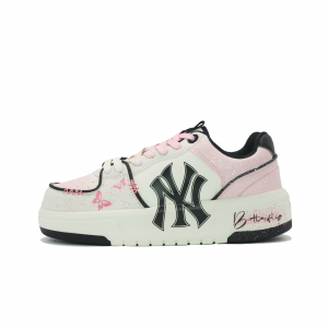 MLB Кроссовки Chunky Liner Low Top для скейтбординга унисекс розовые белые