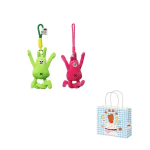 DIAIWAI Кукла Individual Pink Stripes с подвесом Stretch Transformation плюш, высота 15 см