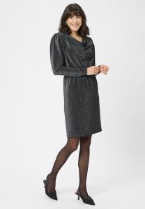 Платье Kaffe KARITA DRESS, Silver Metallic Glitter/Silver-Coloured