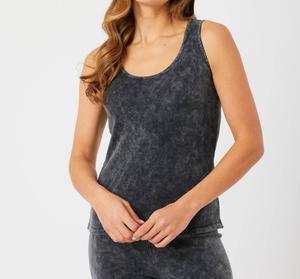 Майка цвета древесного угля Angel Apparel, цвет charcoal