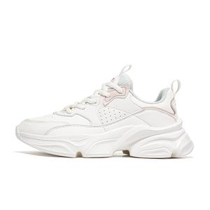 Erke Амортизирующие и дышащие низкие повседневные кроссовки Women's White Gray