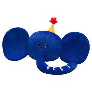 Плюшевая кукла слоненок с большими ушами высотой 60 см MLING, синий