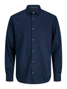 Рубашка на пуговицах классического кроя Jack & Jones Premium JPRBLABRIXHAM, темно-синий